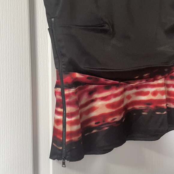 Tahari Satin Tank with Tie-Dye Detail - Picture 3 of 4